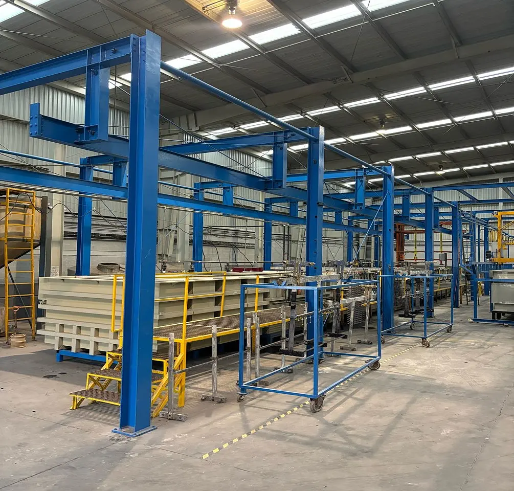 A&EM industrial finishing line